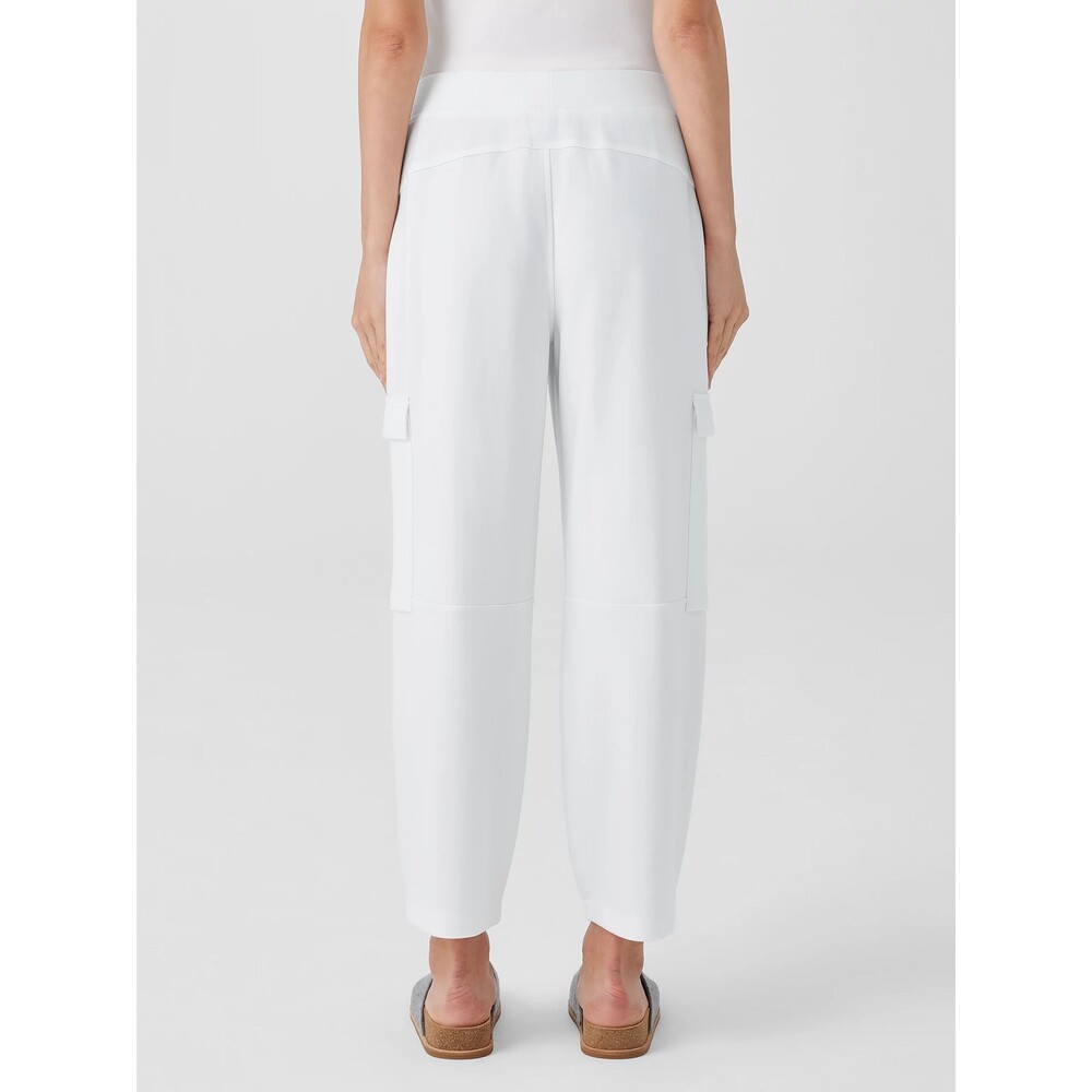 NWT Eileen Fisher Washable Flex Ponte Cargo Ankle Lantern Pants